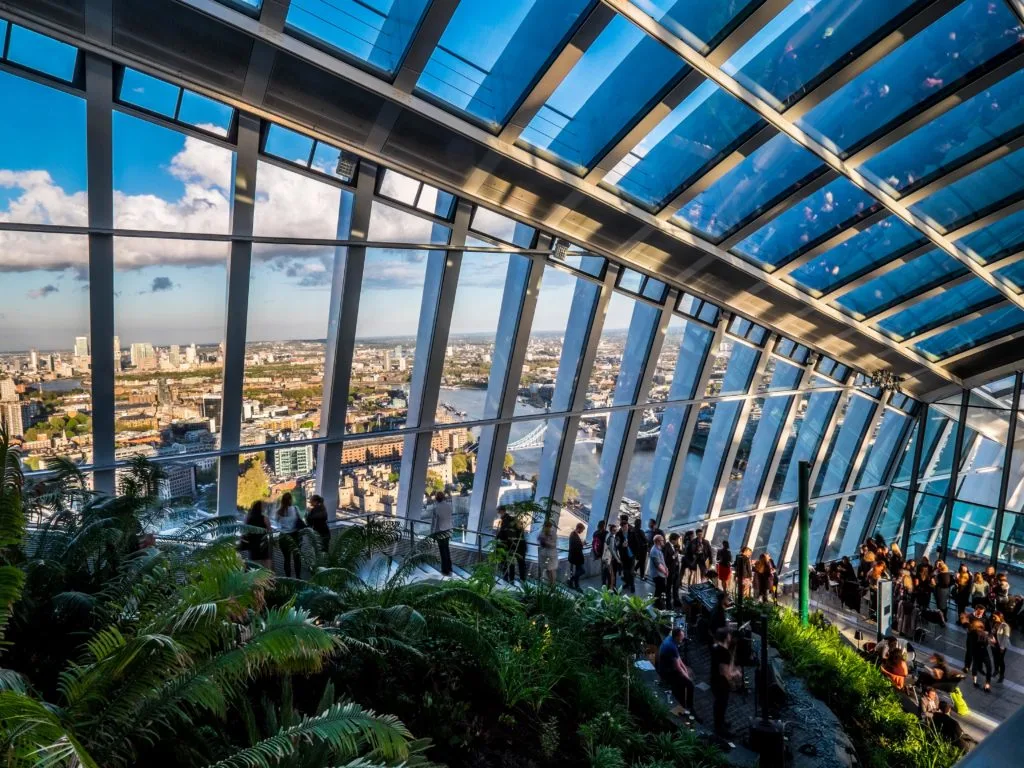 View of London's Sky Garden - Top 10 Things To Do In London